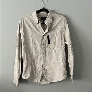 Banana Republic Cream Corduroy Shirt